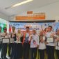 Wali Kota Jakbar, Iin Mutmainah (kelima dari kanan) saat acara penutupan kegiatan sosialisasi sosialisasi hukum perlindungan perempuan dan anak di Kecamatan Tambora di RPTRA Kalijodo, Rabu (29/4/2026). (Foto: istimewa)