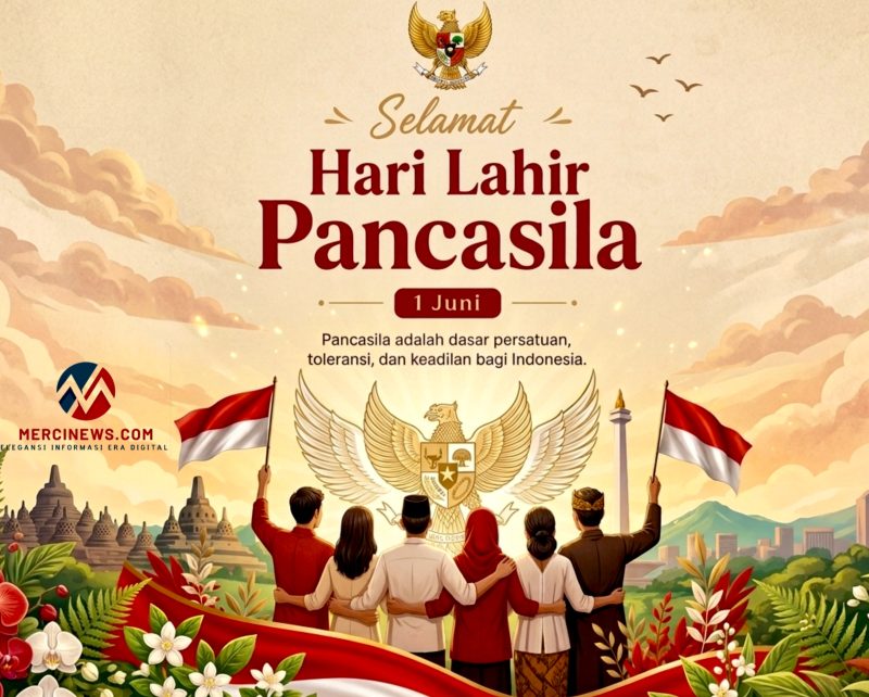 Hari Lahir Pancasila (Foto: Dok. Mercinews.com)