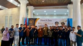 Bupati Indramayu Lucky Hakim bersama pengurus AMKI Pusat, Provinsi dan Indramayu di Pendopo Bupati, Jumat (15/5/2026). (Foto: istimewa)