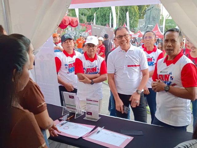 DPD Perhimpunan Bank Perekonomian Rakyat Indonesia (Perbarindo) Bali menggelar puncak peringatan Hari BPR-BPRS Nasional 2026 di kawasan Garuda Wisnu Singasana (GWS), Kabupaten Tabanan, Bali, Minggu (31/5/2026). (Foto: Dok. Perbarindo Bali)