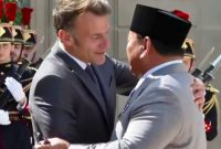 Presiden Prabowo Subianto dan Presiden Prancis Emmanuel Macron (Foto: Dok. Youtube Sekretariat Presiden)