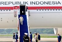 Presiden Prabowo Subianto tiba di Bandara Halim Perdanakusuma, Jakarta, pukul 10.00 WIB pada Sabtu (30/5/2026) setelah menyelesaikan rangkaian kunjungan kenegaraan di Prancis. (Foto: Dok. BPMI Setpres)