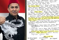 Forum Lintas Ormas Penjaringan menyatakan dukungan untuk Dewan Kota Radian Azhar. (Foto: Dok. Mercinews.com)