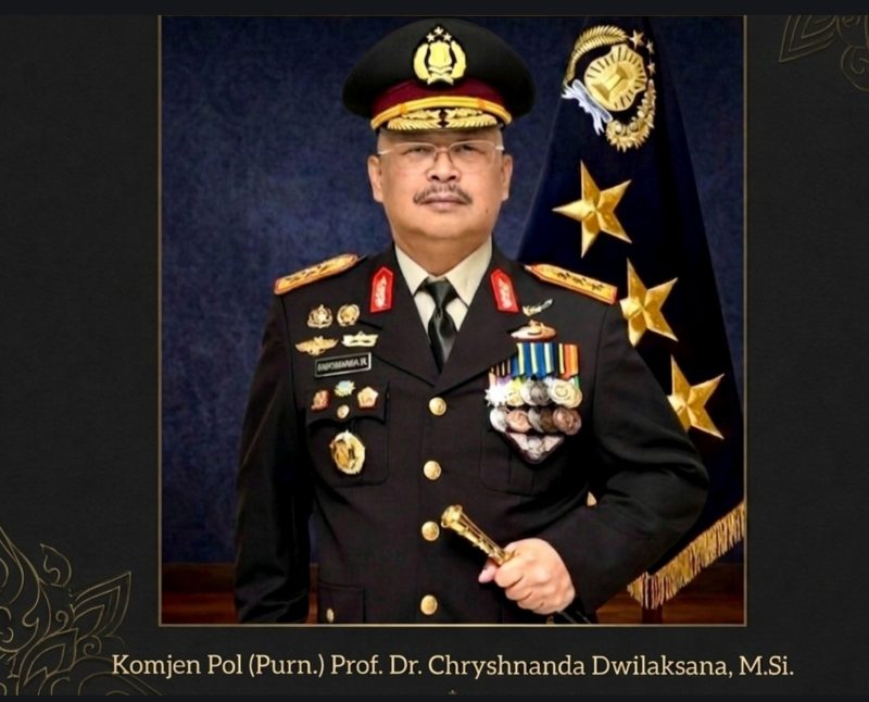 Komjen Pol (Purn.) Prof. Dr. Chryshnanda Dwilaksana, M.Si. (Foto: istimewa)