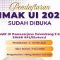 Pendaftaran SIMAK UI 2026 (Foto: Dok. UI)