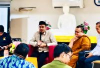 Stafsus Menag RI Gugun Gumilar saat diskusi di Vihara Siddharta, Kota Tangsel, baru-baru ini. (Foto: istimewa)