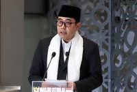 Prof. Dr. Ahmad Tholabi Kharlie, saat menjadi khatib salat Jumat di Masjid Istiqlal Jakarta, Jumat (5/6/2026). (Foto: istimewa)