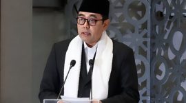 Prof. Dr. Ahmad Tholabi Kharlie, saat menjadi khatib salat Jumat di Masjid Istiqlal Jakarta, Jumat (5/6/2026). (Foto: istimewa)