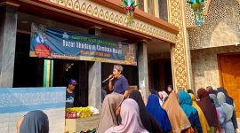 Masjid Jami' Miftahul Jannah mengadakan Bazar Shodaqoh (Sembako Murah) dalam rangkaian acara Gebyar Muharram 1448 H. (Foto: Dok. Miftahul Jannah)