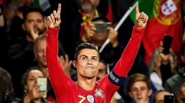 Kapten Timnas Portugal Cristiano Ronaldo tampil sebagai starter saat menghadapi Nigeria dalam laga persahabatan internasional di Stadion Dr. Magalhaes Pessoa, Leiria, Rabu (10/6/2026) waktu setempat. Portugal menutup persiapan menuju Piala Dunia 2026 dengan kemenangan 2-1 atas Nigeria. (Foto: Dok. @brfootball)