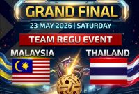 Final Beregu Piala Dunia Sepak Takraw 2026 Thailand vs Malaysia. (Foto: Dok. ISTAF)