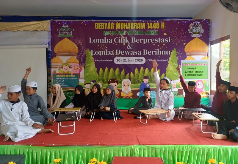 Bazar Murah hingga Lomba Semarakkan Gebyar Muharram di Masjid Miftahul Jannah Depok