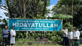 Stafsus Menag Gugun Gumilar, mengunjungi Pondok Pesantren Hidayatullah Manokwari, Papua Barat, Jumat (20/6/2026). (Foto: istimewa)