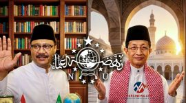 Sekjen PBNU menilai Menag Nasaruddin Umar memiliki rekam jejak yang layak untuk maju sebagai calon Ketua Umum PBNU menjelang Muktamar NU. (Foto: Dok. Mercinews.com)