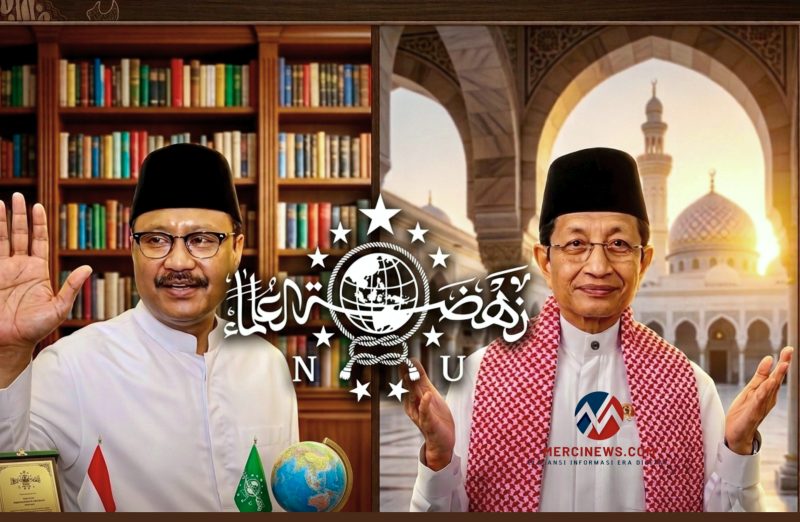 Sekjen PBNU menilai Menag Nasaruddin Umar memiliki rekam jejak yang layak untuk maju sebagai calon Ketua Umum PBNU menjelang Muktamar NU. (Foto: Dok. Mercinews.com)
