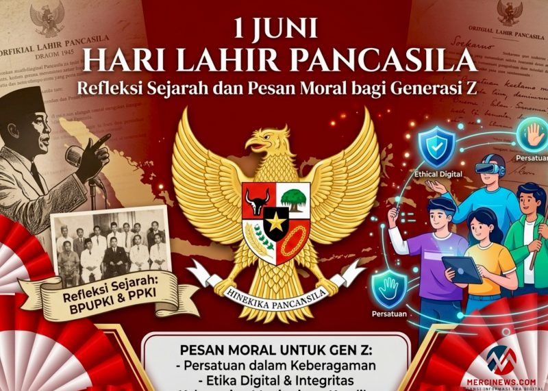 Hari Lahir Pancasila (Foto: Mercinews.com)