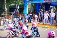 Lanud Halim Perdanakusuma menggelar 'Brave Little Riders Pushbike Race' di Marshalling Area Lanud Halim Perdanakusuma, Jakarta Timur, Sabtu (20/6/2026). (Foto: Dok. Lanud Halim Perdanakusuma)
