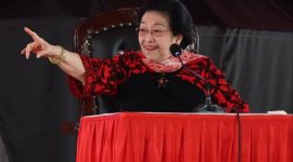 Ketua Umum PDI Perjuangan Megawati Soekarnoputri saat menyampaikan sambutan peresmian renovasi Istana Gebang di Kota Blitar, Jawa Timur, Senin (15/6/2026). (Foto: istimewa)