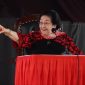 Ketua Umum PDI Perjuangan Megawati Soekarnoputri saat menyampaikan sambutan peresmian renovasi Istana Gebang di Kota Blitar, Jawa Timur, Senin (15/6/2026). (Foto: istimewa)