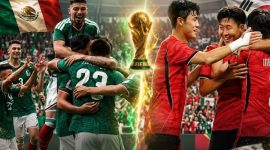 Tuan rumah Meksiko dan Korea Selatan mengawali pertandingan perdana di Piala Dunia 2026 dengan hasil positif. Keduanya sukses meraih kemenangan pada laga perdana Grup A yang digelar Jumat (12/6/2026) WIB. (Foto: Mercinews.com)