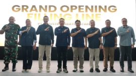 PTPN IV PalmCo mempercepat pasokan minyak goreng ke Indonesia Timur melalui fasilitas pengemasan baru di Surabaya. (Foto: Dok. Humas PTPN IV PalmCo)
