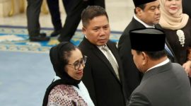 Presiden Prabowo Subianto resmi melantik Nanik S Deyang sebagai Ketua Badan Gizi Nasional (BGN) di Istana Negara Jakarta, Senin (8/6/2026). (Foto: istimewa)