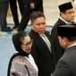 Presiden Prabowo Subianto resmi melantik Nanik S Deyang sebagai Ketua Badan Gizi Nasional (BGN) di Istana Negara Jakarta, Senin (8/6/2026). (Foto: istimewa)