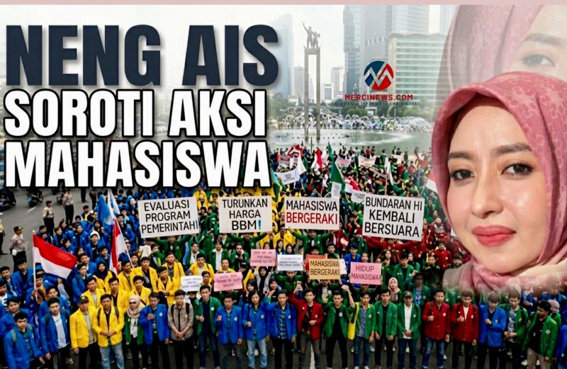 Tokoh muda PPP, Siti Aisah atau yang akrab disapa Neng Ais, menilai aksi mahasiswa pada 12 Juni 2026 merupakan bagian dari dinamika demokrasi. (Foto: Mercinews.com)