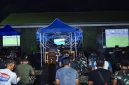 Lanud Halim Perdanakusuma menggelar kegiatan nonton bareng (nobar) pertandingan Piala Dunia 2026, Selasa (23/6/2026). (Foto: Dok. Lanud Halim Perdanakusuma)