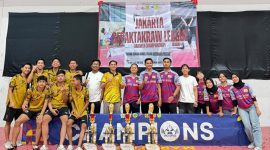 PSTI Jakbar mampu menunjukkan performa membanggakan dengan meraih empat medali perunggu pada ajang Jakarta Sepak Takraw League Championship 2026. (Foto: Dok. PSTI Jakbar)
