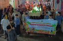 Sejumlah santri TPA Miftahul Jannah dan Yayasan Sakinah bersama remaja RT 04 RW 02 Rangkapan Jaya, Depok, mengikuti pawai obor menyambut Tahun Baru Islam 1448 H yang digelar Masjid Jami’ Miftahul Jannah, Senin (15/6/2026) malam. (Foto: istimewa)
