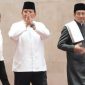 Presiden Prabowo Subianto bersama Menag Nasaruddin Umat dan Stafsus Menag Gugun Gumilar. (Foto: istimewa)