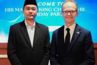Stafsus Menag Gugun Gumilar menghadiri perayaan Ulang Tahun ke-78 Yang Mulia Raja Charles III. (Foto: istimewa)