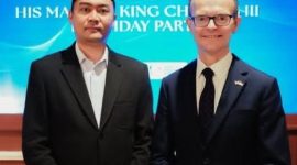 Stafsus Menag Gugun Gumilar menghadiri perayaan Ulang Tahun ke-78 Yang Mulia Raja Charles III. (Foto: istimewa)
