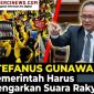 Praktisi Hukum Stefanus Gunawan, S.H., M.Hum., menilai aksi mahasiswa mencerminkan keresahan publik dan meminta pemerintah lebih responsif terhadap aspirasi rakyat. (Foto: Mercinews.com)