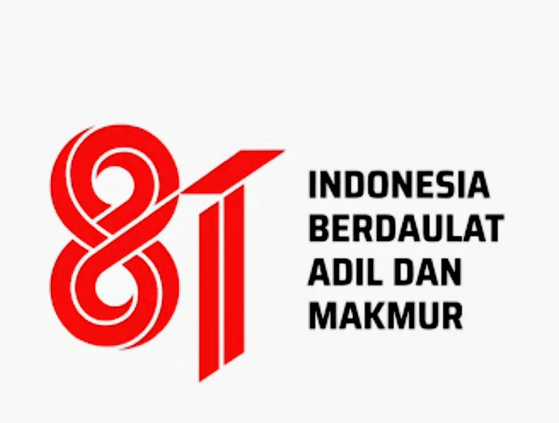 Logo HUT ke-81 RI karya desainer asal Padang, Fajar Novario ditetapkan sebagai logo resmi peringatan HUT ke-81 RI. (Foto: Dok. BPMI Setpres)