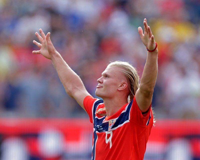 Dua gol Erling Braut Haaland membawa Norwegia mengalahkan Brasil 2-1 pada babak 16 besar Piala Dunia 2026 di Stadion MetLife, New Jersey, Amerika Serikat, Senin (6/7/2026) dini hari WIB. The Vikings pun melaju ke perempat final. (Foto: Dok. X @OptaJoe)