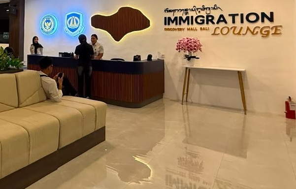 Kantor Imigrasi Kelas I Khusus TPI Ngurah Rai resmi membuka Immigration Lounge di Discovery Mall Bali, Rabu (8/7/2026). (Foto: Istimewa)