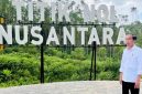 Presiden Jokowi saat meninjau pembangunan infrastruktur kawasan Ibu Kota Nusantara (IKN), di Kabupaten Penajam Paser Utara, Kaltim, Selasa, 25 Oktober 2022. (Foto: Dok. BPMI Setpres) 