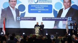 Dihadiri lebih dari 500 peserta, Asosiasi Advokat Indonesia (AAI) menggelar Musyawarah Nasional Luar Biasa (Munaslub) Bersama Rekonsiliasi di Jakarta, Jumat (3/7/2026). (Foto: Istimewa)