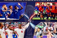 Spanyol, Prancis, Inggris dan Argentina siap memperebutkan tiket final Piala Dunia 2026. (Foto; istimewa)