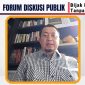 Anggota Komisi I DPR RI, Syahrul Aidi Maazat, saat diskusi publik bertema 