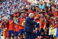 Timnas Spanyol mengukir sejarah baru di sepak bola dunia setelah menjuarai Piala Dunia 2026. Matador menundukkan Argentina dengan skor tipis 1-0 pada laga final yang digelar di New Jersey, Senin (20/7/2026) WIB. (Foto: Dok. Reuters)