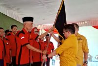 Pengurus Asosiasi Media Konvergensi Indonesia (AMKI) Kabupaten Lahat, Sumatera Selatan, resmi dikukuhkan dan dilantik, Sabtu (29/8/2026). (Foto: Dok. AMKI Sumsel)