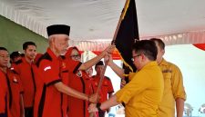 Pengurus Asosiasi Media Konvergensi Indonesia (AMKI) Kabupaten Lahat, Sumatera Selatan, resmi dikukuhkan dan dilantik, Sabtu (29/8/2026). (Foto: Dok. AMKI Sumsel)