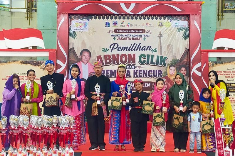Juara Abang None Cilik dan Remaja Kencur Jakarta Barat 2026.(Foto: ist)