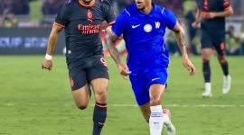 Chelsea mengalahkan AC Milan 3-0 dalam laga pramusim di Stadion Utama Gelora Bung Karno (SUGBK), Senayan, Sabtu (8/8/2026). (Foto: Dok. Chelsea)