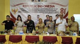 Silaturahmi Forkopimko Jakarta Barat bersama warga di Balai Warga RW 10, Kelurahan Meruya Utara, Kecamatan Kembangan, Jakarta Barat, Senin (24/8/2026).(Foto: istimewa)