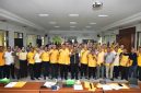 Konsolidasi perdana jajaran pengurus DPD Partai Golkar Sumsel masa bakti 2025-2030 di Aula DPD Partai Golkar Sumsel, Palembang, Minggu (30/8/2026). (Foto: istimewa)