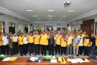 Konsolidasi perdana jajaran pengurus DPD Partai Golkar Sumsel masa bakti 2025-2030 di Aula DPD Partai Golkar Sumsel, Palembang, Minggu (30/8/2026). (Foto: istimewa)